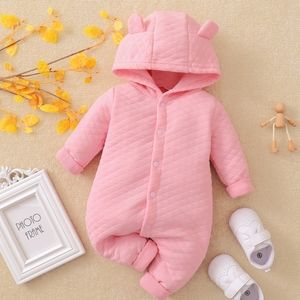 💥Baby deals 3/$10💥Baby Girl Long Sleeve Hooded Jumpsuit